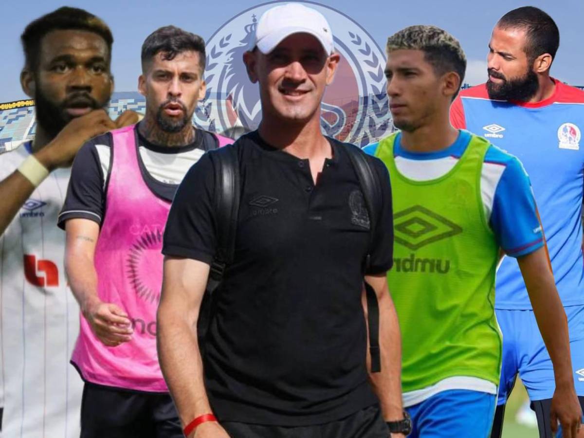 Olimpia y su modificado y temible 11 titular para final de ida ante Real España Olimpia y su modificado y temible 11 titular para final de ida ante Real España