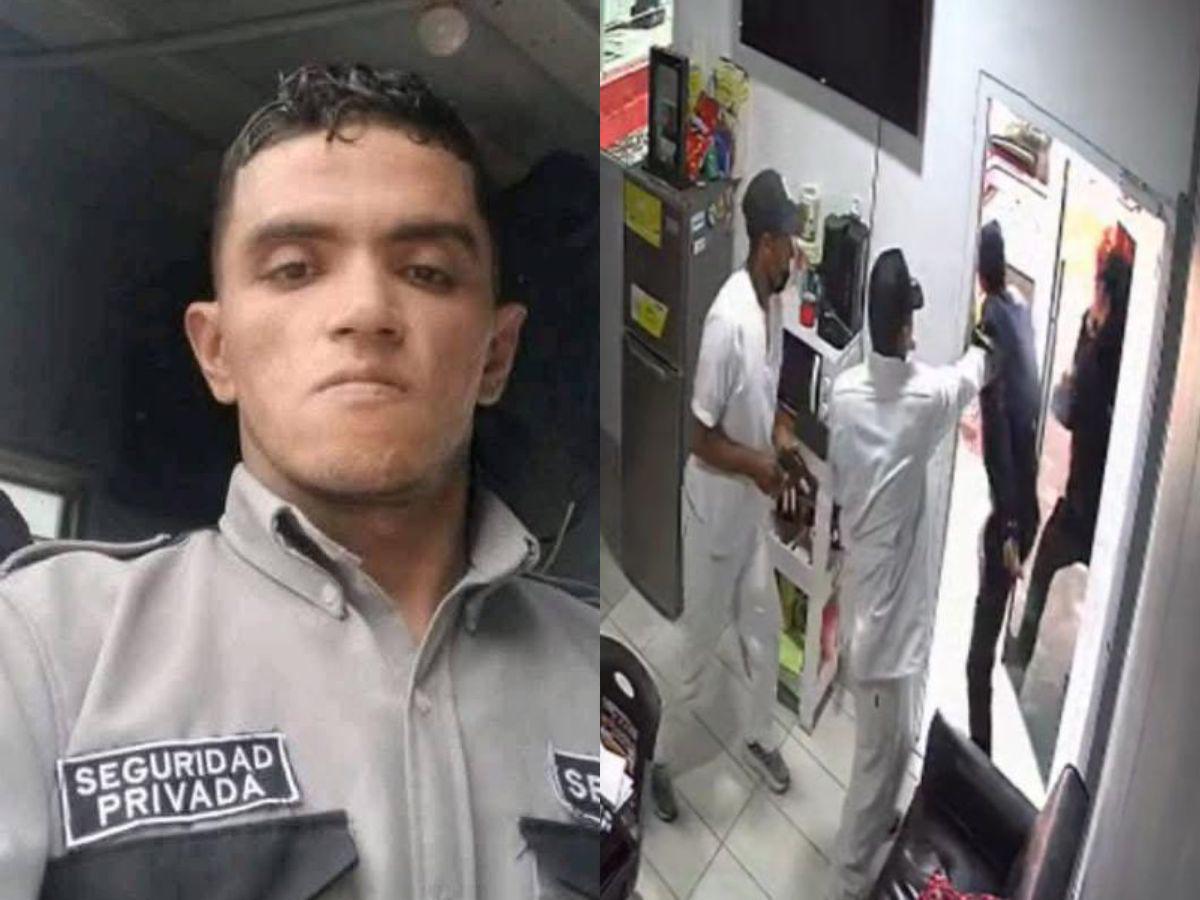 Cuadro a cuadro: Así asesinaron a guardia de seguridad en negocio de San Pedro Sula Cuadro a cuadro: Así asesinaron a guardia de seguridad en negocio de San Pedro Sula