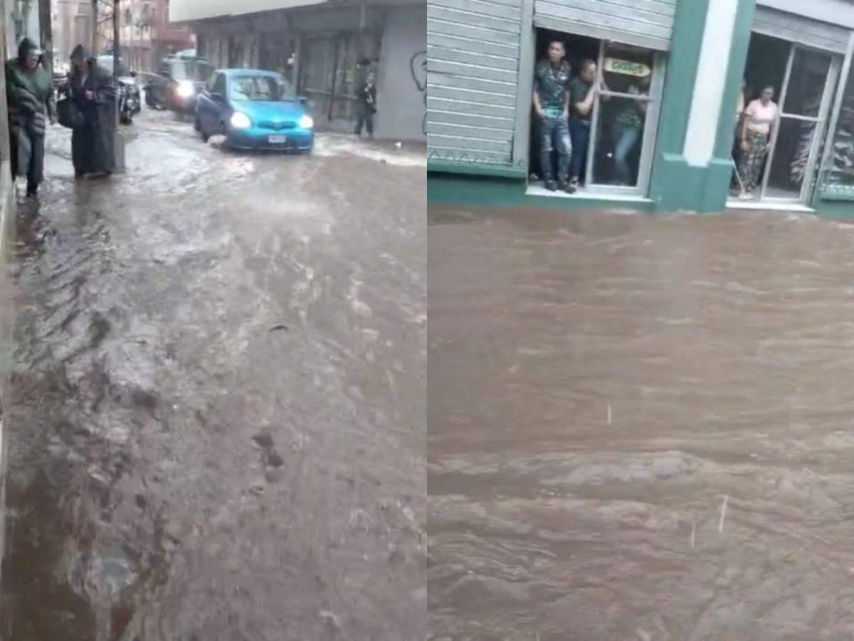 Imágenes de las lluvias intensas en la capital; emergencias y alertas activadas Imágenes de las lluvias intensas en la capital; emergencias y alertas activadas