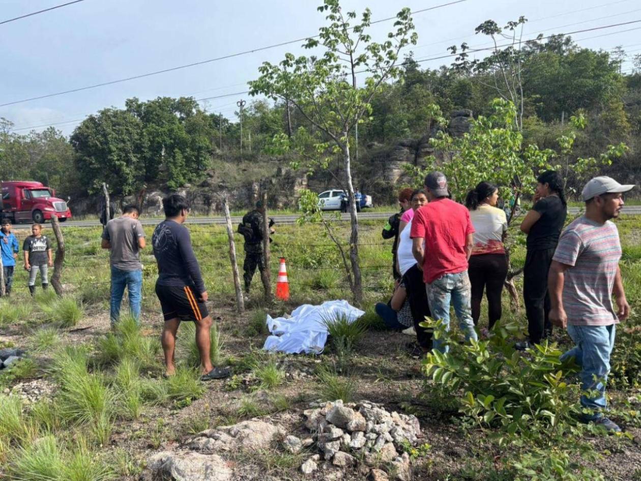 Hombre muere atropellado en la carretera a Olancho; se dirigía a trabajar