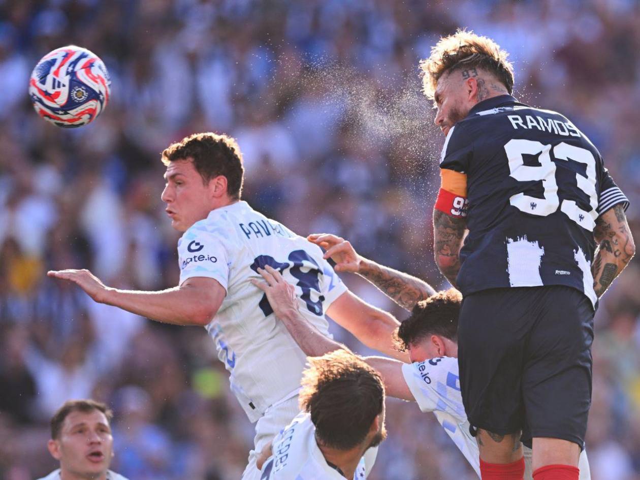 Monterrey e Inter empataron 1-1 con goles de Sergio Ramos y Lautaro Martínez