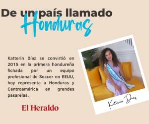 Comenzó en el fútbol o mejor dicho creció jugando a la pelota, pero hoy da pasos firmes en pasarelas de importantes certámenes de belleza.