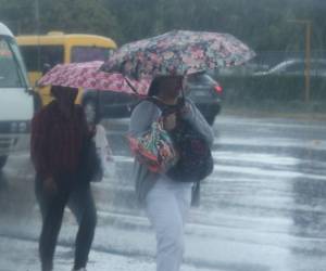 La zona central se verá afectada por las lluvias.