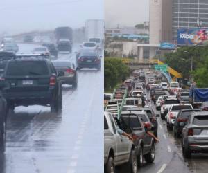 Tegucigalpa, la capital hondureña del país, despertó bajo una espesa neblina que, junto a una ligera pero persistente llovizna matutina, provocó un colapso parcial en las principales arterias viales de la ciudad. Así se ven los cielos esta mañana.