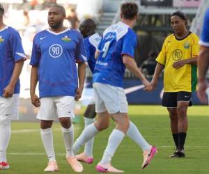 Wilson Palacios fue invitado a este partido donde estuvo Ronaldinho.