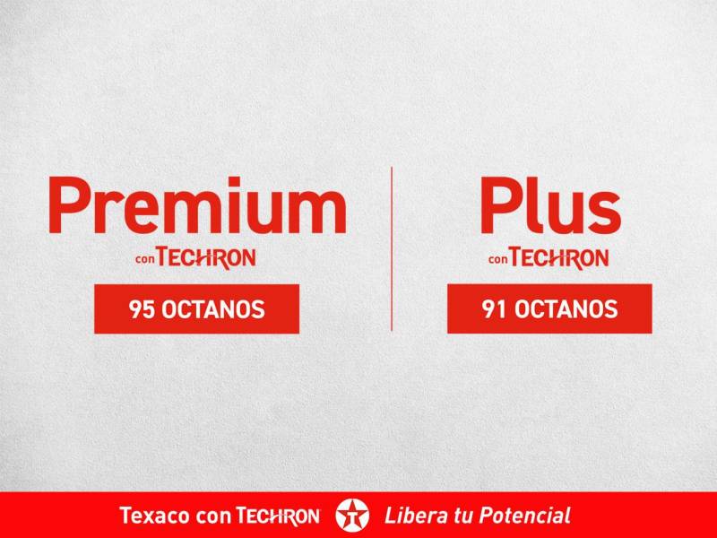 Con Texaco Plus y Premium, disfruta de mayor limpieza y ahorro en cada recorrido.