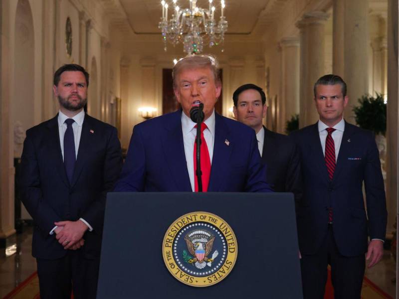 El presidente de Estados Unidos, Donald Trump, confirmó el ataque de Irán a sus bases aéreas.