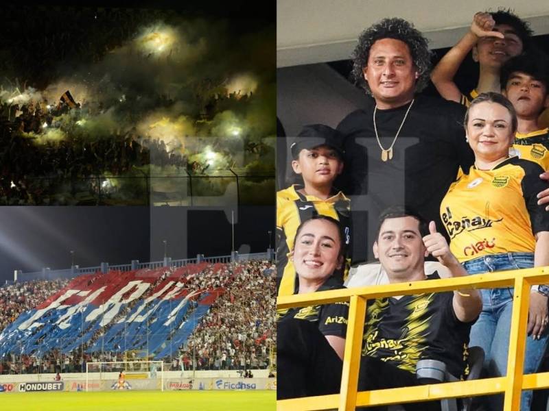 Real España recibe a Olimpia por la final de ida del torneo Clausura 2025 de Liga Nacional. Así fue el llenazo total en el estadio Francisco Morazán.